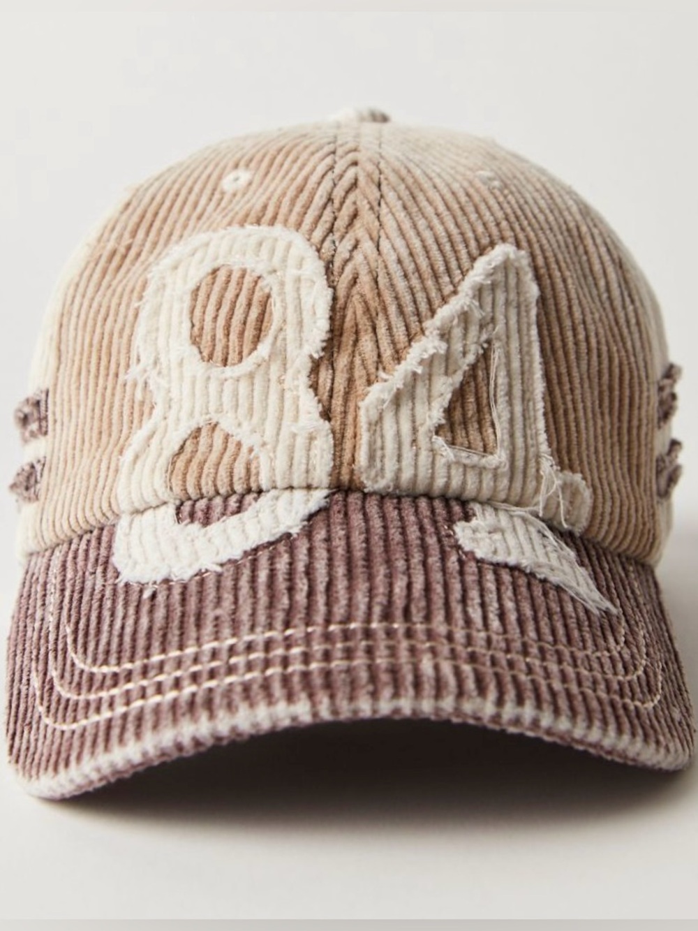 FP Movement by Free People ~ Hollie Varsity Baseball Hat ~ Ivory ~ NWT ** - Picture 2 of 13
